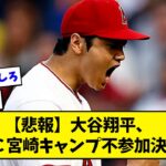 大谷翔平、ＷＢＣ宮崎キャンプ不参加決定的