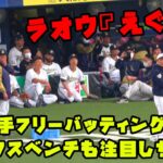 ラオウも思わず！？大谷選手のフリーバッティングでオリックスベンチも注目！　2023/3/7 WBC侍ジャパン vs オリックス・バファローズ