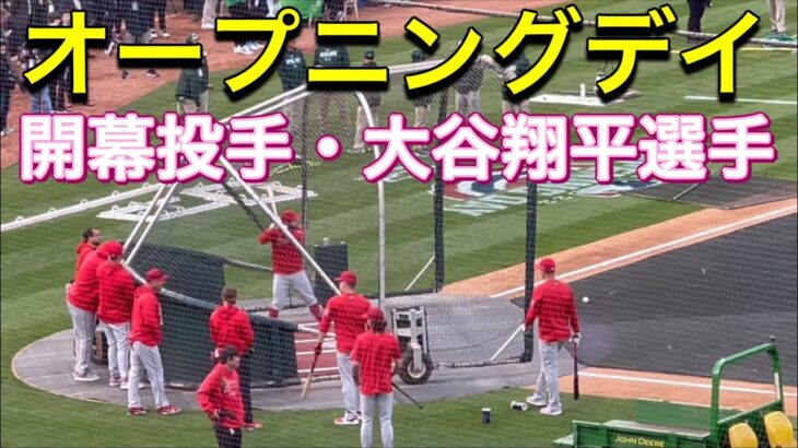 オープニングデイ開幕投手・大谷翔平選手【3番ピッチャー大谷翔平】対オークランド・アスレチックス第1戦@オークランド・コロシアム3/30/2023 #大谷翔平 #ohtani #エンジェルス