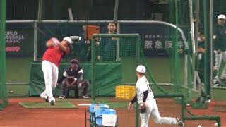 【大谷翔平の打撃練習がエグすぎる、、】3月6日 阪神戦