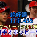 絶好調大谷翔平 打率.455！シンダーガードから３打数２安打、今季正捕手オホッピー決定、ロースター２６人ほぼ固まる！メンバー紹介！