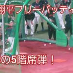 大谷翔平フリーバッティング 衝撃の5階席ホームラン 侍ジャパン