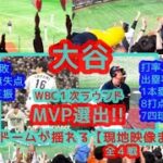 【ＷＢＣ大谷翔平がＢ組ＭＶＰ!!】打率.500 出塁率.684 1本塁打 8打点で投手でも4回無失点5K1勝は満場一致でしょｗ（全4戦 大歓声で東京ドームが揺れる現地映像まとめ）