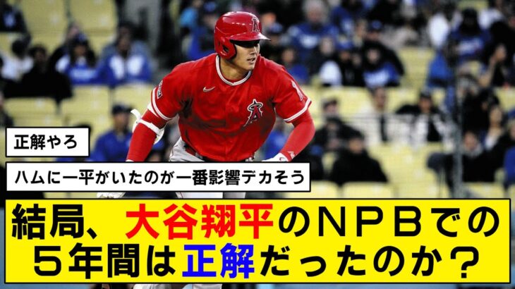 【徹底討論】大谷翔平の日ハム入団は正解だったのか？【なんJ反応】