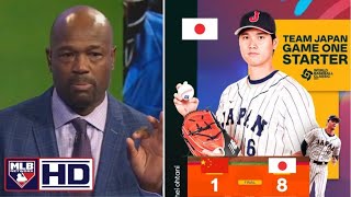 MLB Network | Harold Reynolds IMPRESSED Shohei Ohtani shines to lead Japan destroys China 8-1 in WBC