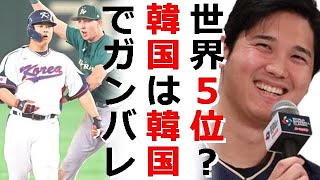 大谷翔平選手がMLB年収1位になり韓国が流石韓国と日本の大谷とか言い出し突っ込み殺到、一方、韓国野球がWBC1次敗退で世界ランキング5位に転落⇒まだ高過ぎるだろと突っ込み殺到