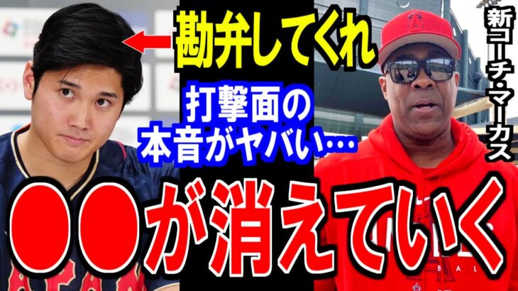 大谷翔平が打つとポンポン消えていく…新コーチの”本音”がヤバイ…WBCでの打撃に期待大‼