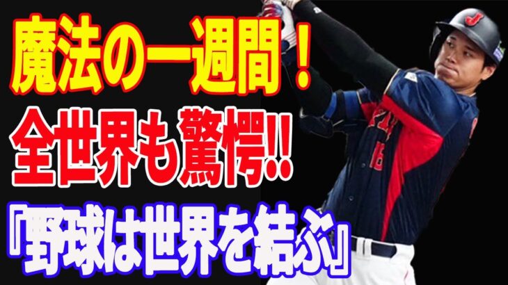 【 大谷翔平 】WBC侍ジャパン 大谷が魅せた「魔法の1週間」元中日助っ人も脱帽した500フィート弾！チェコと結んだ「友好のエール交換」【海外の反応】看板直撃弾　Respect