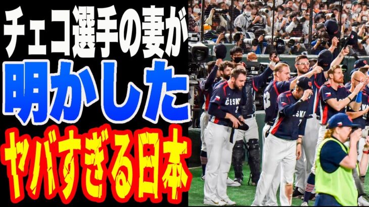 【WBC】チェコ代表選手の妻が明かした日本の◯◯がヤバすぎる！