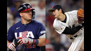 WBC 2023 決勝 大谷翔平 VS マイクトラウト　Shohei Ohtani Mike Trout WBC 2023 final