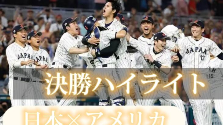 【WBC】日本対アメリカ 決勝ハイライト #wbc  #侍ジャパン  #野球 #大谷翔平 #村上宗隆 #優勝