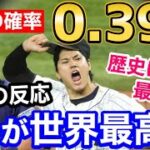 大谷翔平、WBCで達成した脅威の0.39%！世界に衝撃「誰も打てない…」【海外の反応】