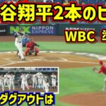 大興奮‼️大谷が打った！WBC準決勝で2本のヒット その時ダグアウトは【現地映像】WBC準決勝日本vsメキシコ ShoheiOhtani Angels