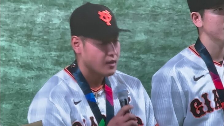 WBC日本代表の巨人、楽天の選手達へのWBC優勝記念セレモニー