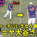 【WBC強化試合】最新映像！面白すぎるw 厚澤コーチにいきなり暴投かまして苦笑いする大谷さん！侍ジャパン名古屋【現地映像】バンテリンドーム