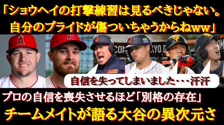 【大谷絶賛】「バケモンです。超進化してる」大谷翔平によって自信を打ち砕かれた日米の一流スラッガーたち【海外の反応】