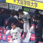 【大谷翔平】 膝つきホームラン後のベンチ 守備から帰ってきた選手にアドバイスを送る 現地映像