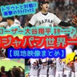 【クローザー大谷発動で侍ジャパン世界一！】９回二死で大谷翔平vsマイク・トラウト衝撃のクライマックス何よこれｗ（2023年3月22日 WBC決勝 日本 3-2 アメリカ）