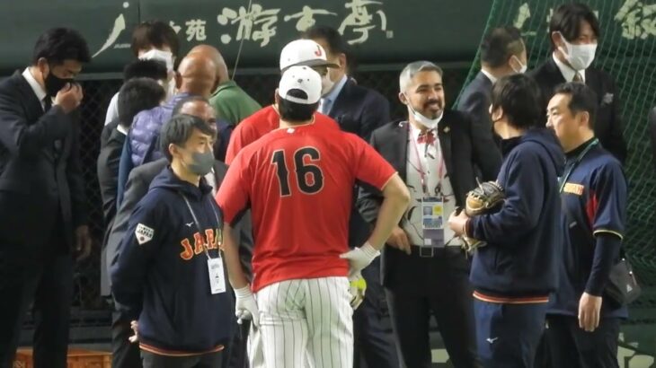 世界が世界に！試合前に大谷翔平が王貞治さんにご挨拶！【侍ジャパンvs韓国】WBC2023/03/10 東京ドーム