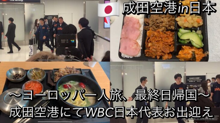 1ヶ月ヨーロッパ一人旅最終日〜WBC日本代表を成田空港でお出迎え〜