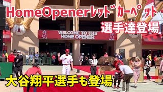 大谷選手も登場 エンゼルス レッドカーペット HOME OPENER 選手登場 #大谷翔平  #ShoheiOhtani #エンゼルス #Angels #GoHalos #MLB #現地映像