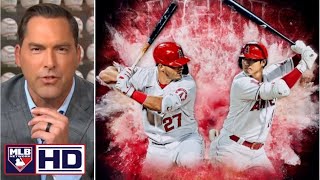 MLB Network | Mark Derosa insane Mike Trout & Shohei Ohtani back-to-back homers, Angels beat A’s 6-0