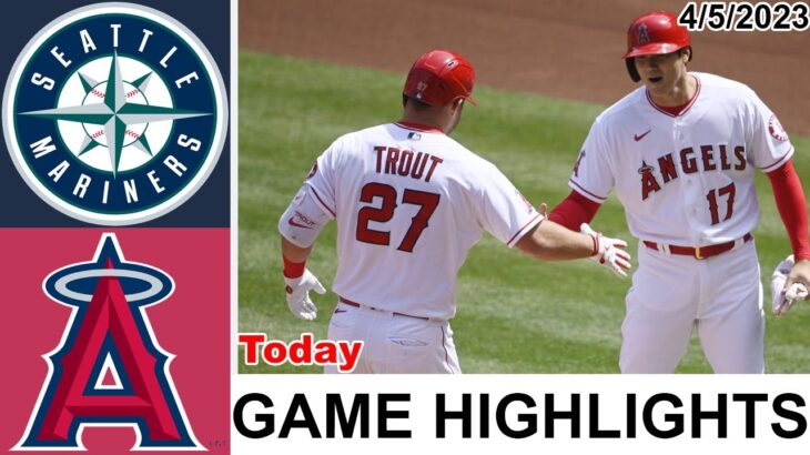 Seattle Mariners vs Los Angeles Angels FULL GAME HIGHLIGHTS | MLB To Day April 5, 2023 | MLB 2023