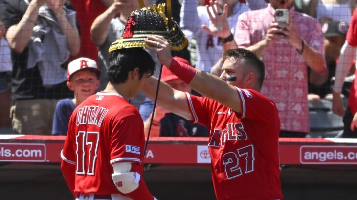 Taylor Ward, Mike Trout, and Shohei Ohtani hit back-to-back-to-back homers!