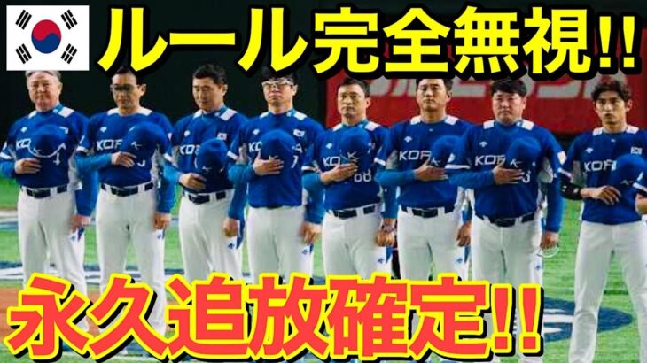 【海外の反応】韓国のWBC永久追放確定！大谷翔平、ヌートバーも隣国の愚行に唖然…世界中の野球チームが完全拒否！【にほんのチカラ】