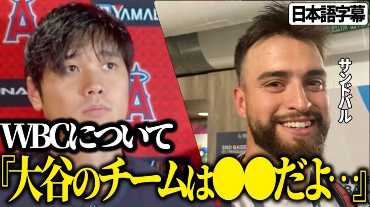 【海外の反応　字幕付き】【大谷翔平】サンドバル　WBCについてインタビュー「日本人選手は●●だったよ…」