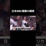 日本WBC優勝の瞬間