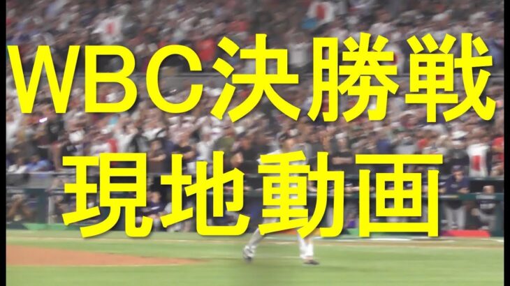 【現地撮影】歴史に残る試合 WBC決勝戦 日本×アメリカ 大谷翔平 vs マイク・トラウト 熱気 空気 試合開始～終了まで 村上宗隆ホームラン ダルビッシュ 佐々木朗希 侍ジャパン FINAL2023