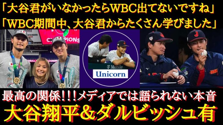 【WBC大谷絶賛】最高の関係！リスペクトし合う理想の先輩後輩！大谷翔平＆ダルビッシュ有～日ハムの背番号「11」を受け継いだ超人たち～【最高の関係】 【WBC日本代表】