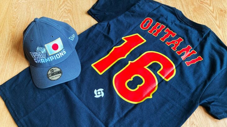 WBC日本代表優勝記念キャップと大谷Tシャツを買いました