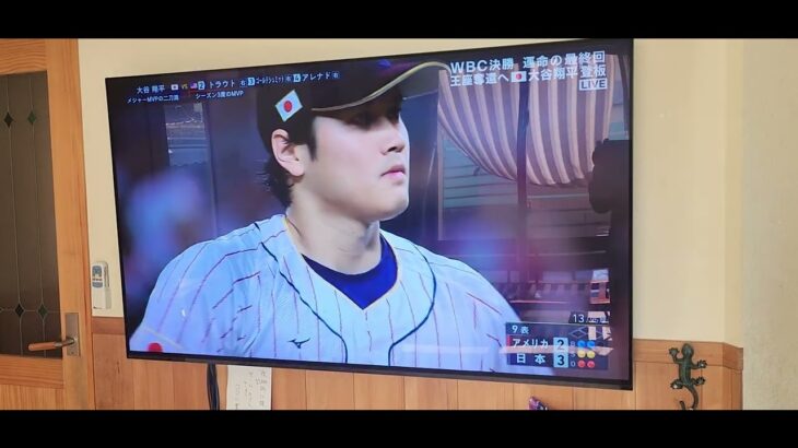 ネタバレ注意ですけど、WBC感動の最終勝負です‼️日本大谷翔平VS米国トラウト #WBC感動の最終勝負 #日本VS米国 #大谷翔平VSトラウト #WBC #最終勝負　#USAVSJAPAN　