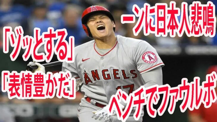 大谷翔平の危険シーンに日本人悲鳴　ベンチであわやボール直撃「ゾッとする」「表情豊かだ」、「危なかった～」「ファウルボールの避け方」「こんなんで怪我して明日登板できなくなったら……と思うとゾッとするわ」