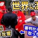 大谷翔平、退場の危機だった！審判からボールを”盗む”…→世界から感動の声「オレのハートも盗まれた」【海外の反応】