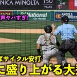 行ったと思った！大谷翔平 １発出ればサイクル安打の打席で大飛球の歓声がヤバすぎる【現地映像】エンゼルスvsアスレチックス第4戦4/28