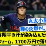 【丸太小屋】大谷翔平の汗が染み込んだ着用生ユニフォーム、1700万円で落札ｗｗｗ【5chまとめ】