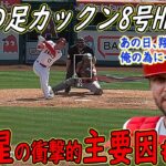 【大谷翔平】驚異の足カックン打法8号HRに米衝撃！初黒星の有り得ない“泣ける主要因”も判明し一同驚愕…【海外の反応】