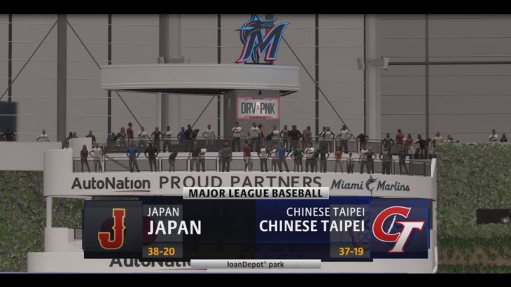 [MLB The show 22] WBC 中華隊 vs 日本隊 邁阿密球場 Chinese Taipei vs. Japan  | 2023 World Baseball Classic