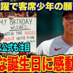 大谷の活躍でエンゼルスファンの少年の願いが全て叶う！米国内で感動を呼ぶ【海外の反応_SPORTS_NEWS】