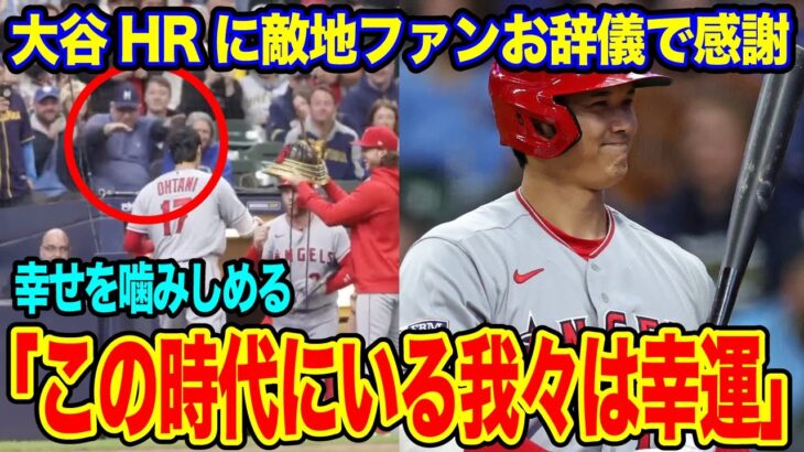 大谷翔平の存在に米ファン幸せ実感「この時代にファンでいられて幸運だ」【海外の反応_SPORTS_NEWS】