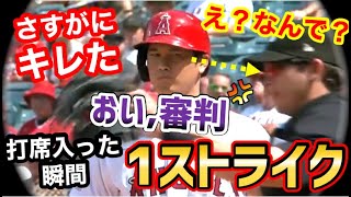 大谷翔平、審判をギロリ睨みつけ「え？なんで？」【海外の反応】