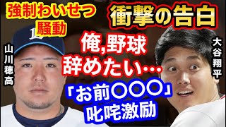 強制わいせつ疑惑の山川穂高選手、大谷翔平選手に「野球やめたいです。」と打ち明けていた