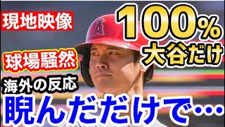 大谷翔平、二刀流で珍事件を起こす！現地映像「どうだ、恐ろしいだろ！！」【海外の反応】