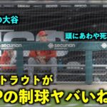 相手投手の制球難について話す大谷翔平とトラウト【現地映像】エンゼルスvsホワイトソックス第1戦5/30