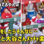 何の話をしたらそんなに…w  笑い崩れるラムさんと大谷さん  エンゼルス Angels  大谷翔平 Shohei Ohtani 現地映像