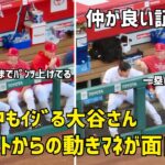 挨拶後だけじゃなかった  試合中も吉田さんマネする大谷さんが面白すぎるw  エンゼルス Angels  大谷翔平 Shohei Ohtani 現地映像