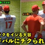 面白すぎw モニアックが大谷翔平にアイブラックをイジられたとサンドバルにチクるw【現地映像】エンゼルスvsオリオールズ第4戦5/19